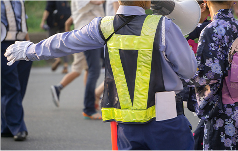 雑踏警備の仕事